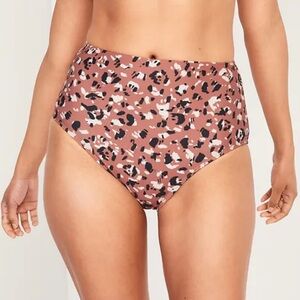 Old navy high waisted Leopard Print Swimsuit Bottom